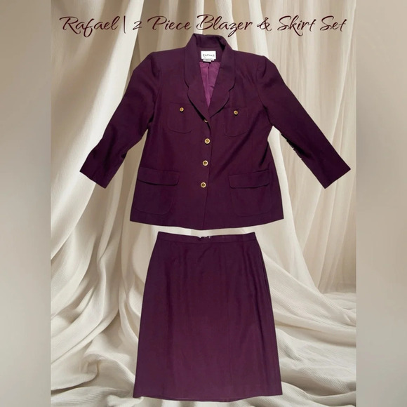 RAFAEL Dresses & Skirts - Rafael | 2 Piece Blazer & Skirt Set